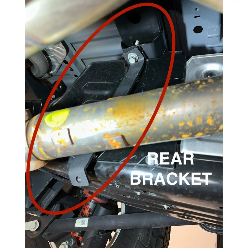 skid plate rear bracket location