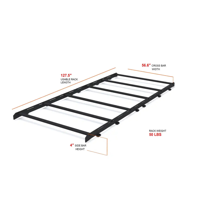 Sprinter Stealth Roof Rack Crossbars Detail