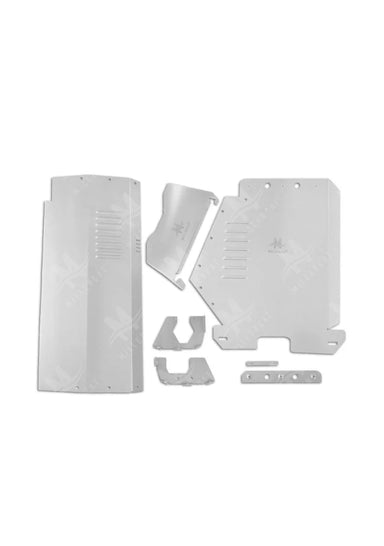 MillerCat V1 Cat Shield for 2016–2023 Toyota Tacoma 2.7L RWD, showcasing the aluminum catalytic converter protection plate.