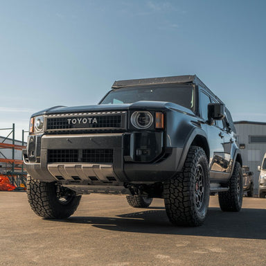 Toyota Land Cruiser Side Steps by CBI Offroad - Installed View