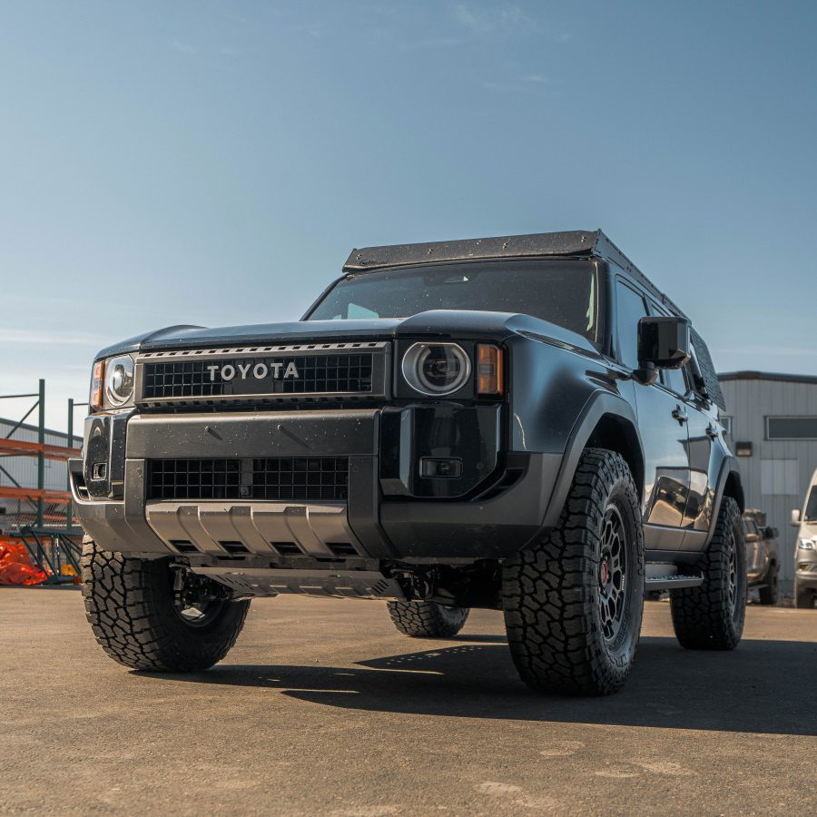 Toyota Land Cruiser Side Steps by CBI Offroad - Installed View