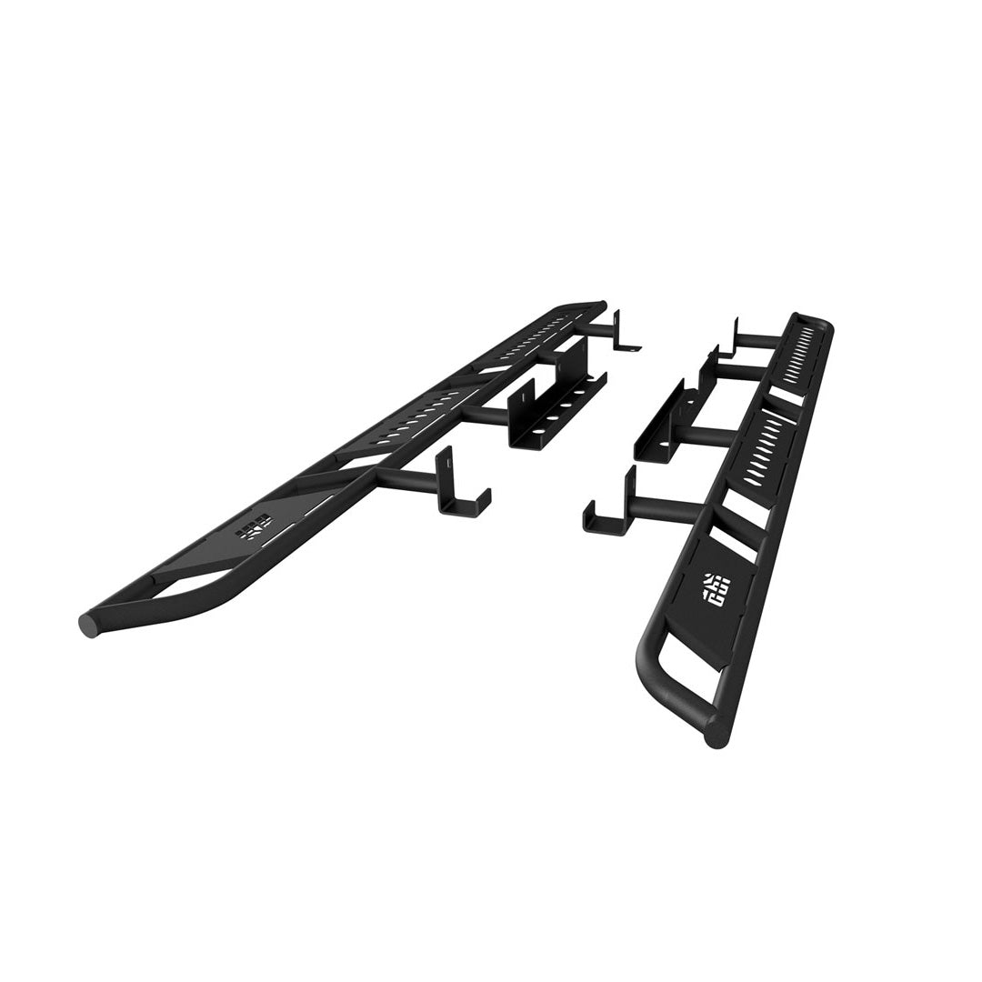 Toyota Tundra Rock Sliders by CBI Offroad - Installed View