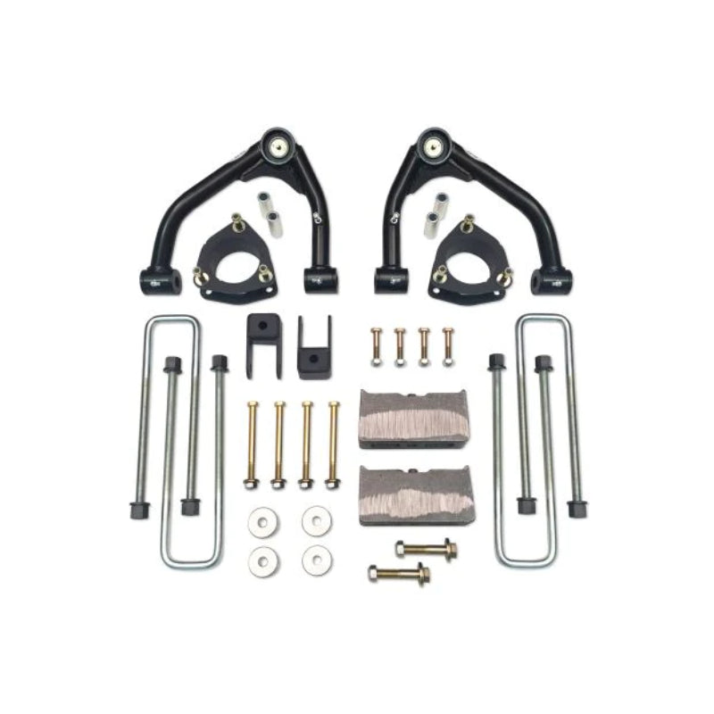 Tuff Country 2007-2018 Chevy Silverado 1500 2wd 4" Lift Kit by (fits models with 1 piece OE cast steel upper arms) (No Shocks)