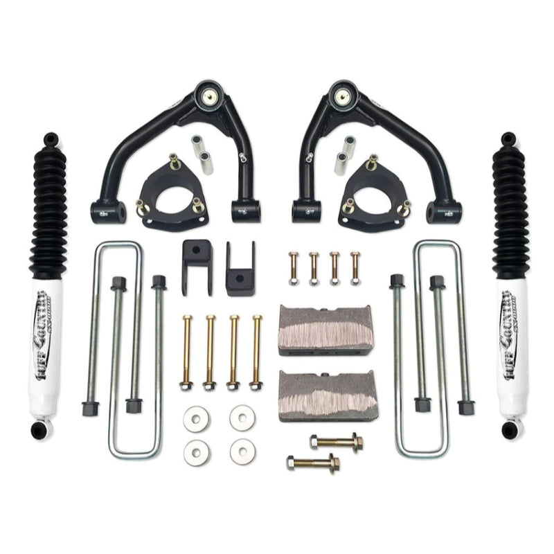 Tuff Country 2007-2018 Chevy Silverado 2wd 4" Lift Kit by (fits models with aluminum OE upper control arms or stamped 2 piece steel arms) (No Shocks)