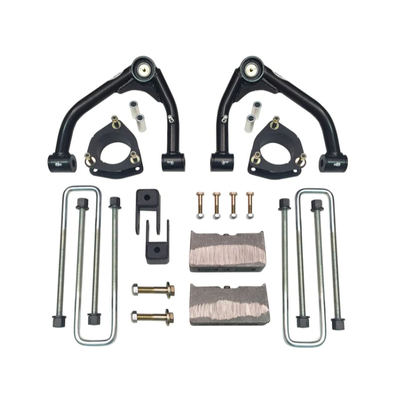 Tuff Country 2007-2018 Chevy Silverado 2wd 4" Lift Kit by (fits models with aluminum OE upper control arms or stamped 2 piece steel arms) (No Shocks)