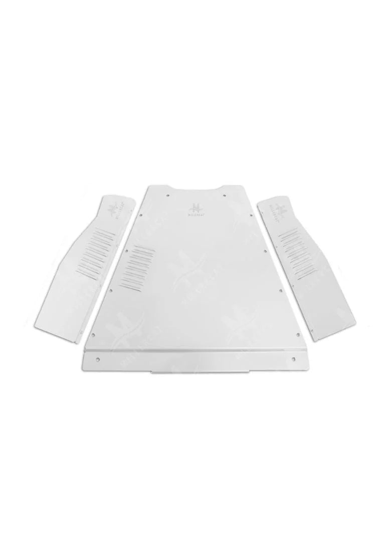 Tundra CAT Shield Components on a white background