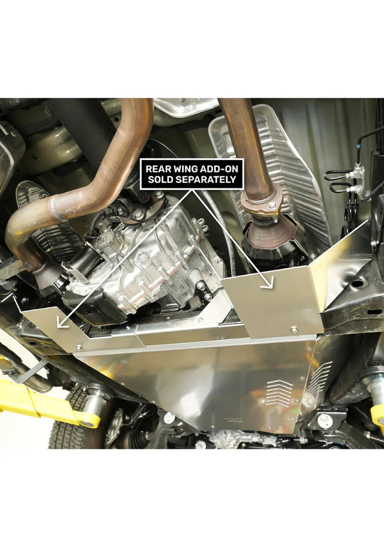 Metallic CAT cover with text indicating a rear wing add-on is sold separately.