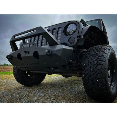 BODY ARMOR 2007-2023 JEEP WRANGLER JK/JL AND GLADIATOR JT ORION STUBBY FRONT BUMPER (EXCL 4xE) MOUNTED VIEW
