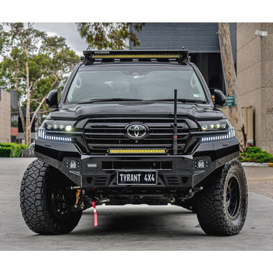 RIVAL LAND CRUISER FRONT BUMPER ALUMINUM FOR 2015-2021 TOYOTA LAND CRUISER 200 SERIES MOUNTED FRONT VIEW